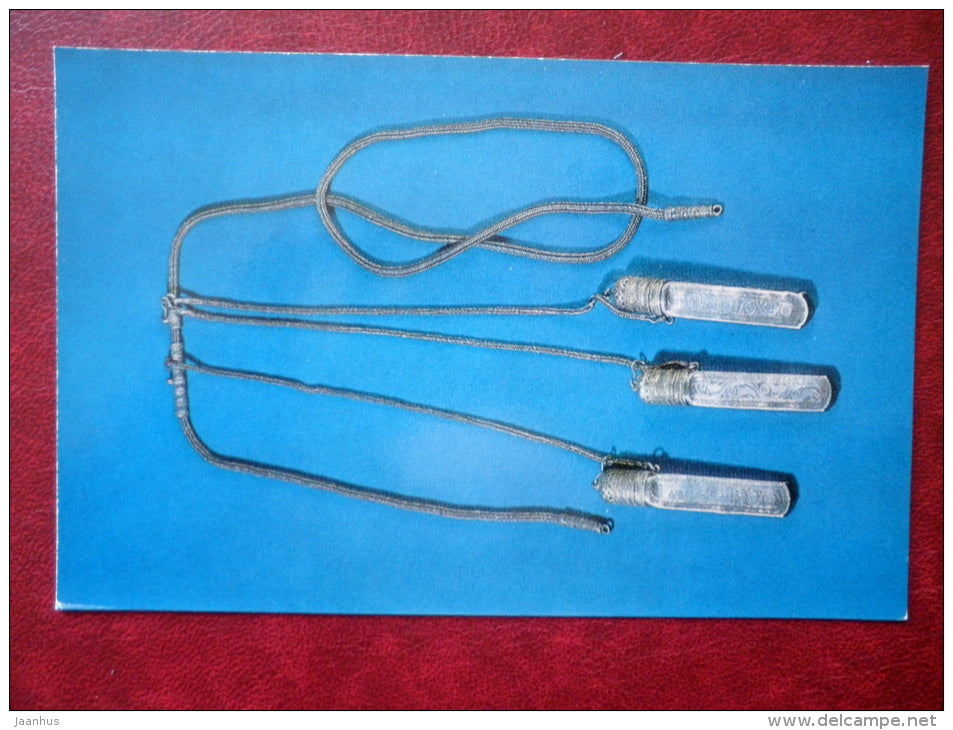 Cartridge Cases , 19th century - Georgian Arms and Armour 17th-19th centuries - 1975 - Russia USSR - unused - JH Postcards