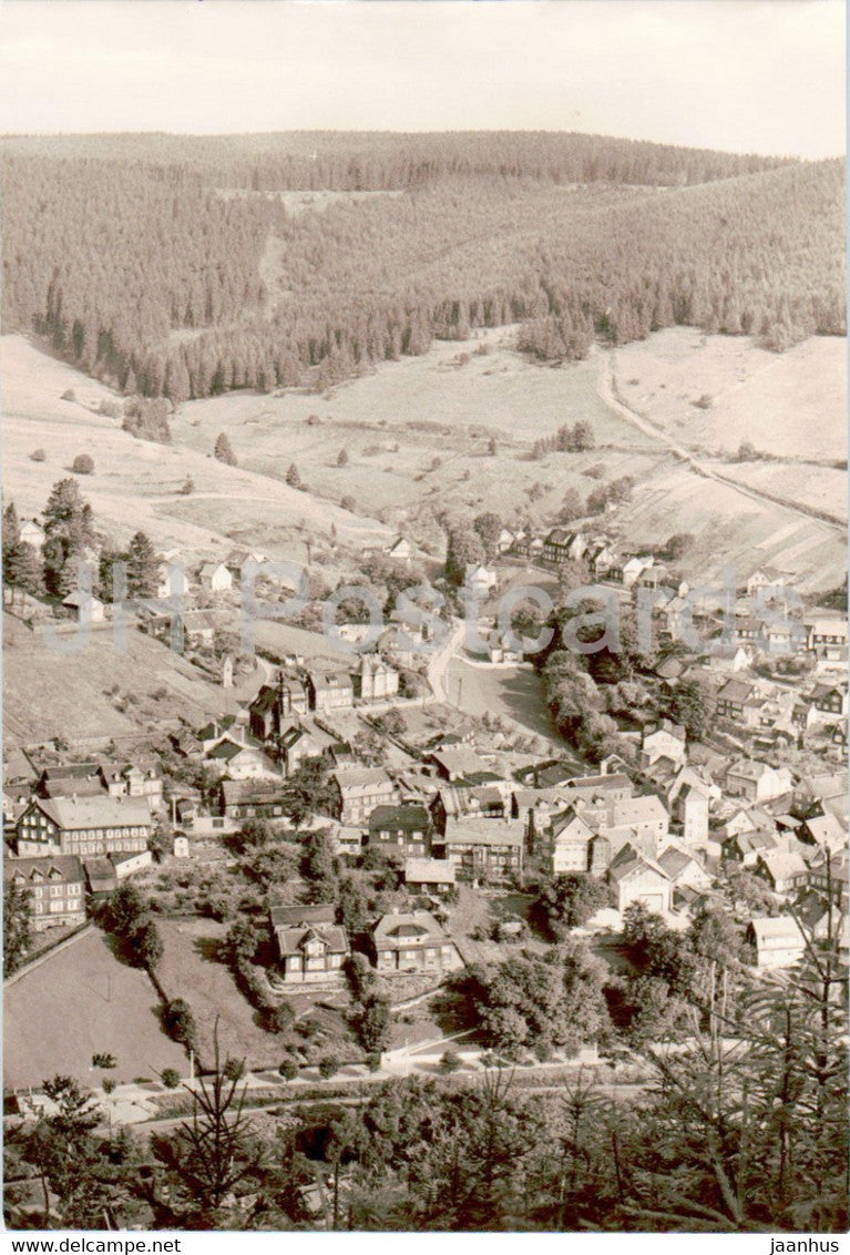 Manebach - Blick von der Helenenruhe - Germany DDR - unused - JH Postcards