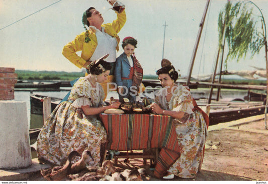 Valencia - Tipos Regionales - Spanish Folk Costumes - Spain - used - JH Postcards