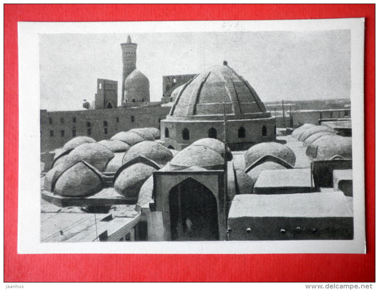 Toki Zargaron Trading Dome - Bukhara - Architectural monuments of Uzbekistan - 1964 - USSR Uzbekistan - unused - JH Postcards