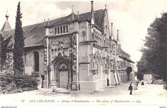 Aix Les Bains - Abbaye d' Hautecombe - The abbey of Hautecombe - 52 - old postcard - France - unused - JH Postcards