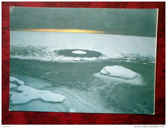 Sea - winter - 1988 - Estonia - USSR - unused - JH Postcards