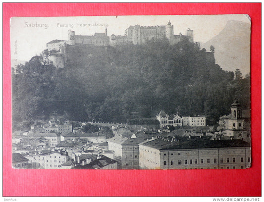 Festung Hohensalzburg - Salzburg - 6674 - Austria - old postcard - unused - JH Postcards