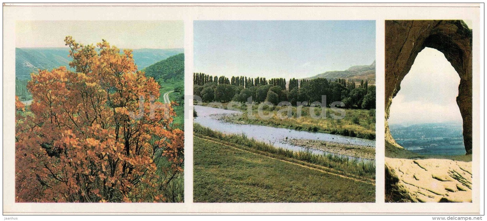 places near Kislovodsk - Podkumok river, poet Lermontov Places of Caucasian Mineral Waters - 1978 - Russia USSR - unused - JH Postcards