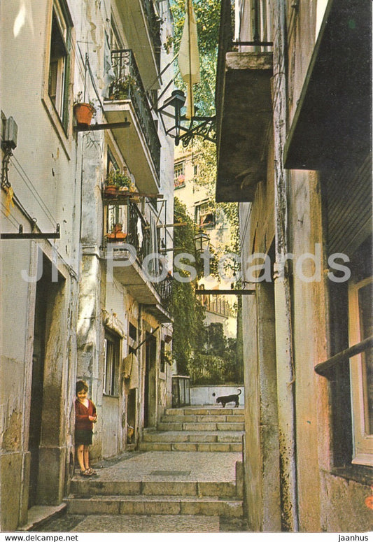 Lisboa - Alfama - Ancient Lisbon - Portugal - unused - JH Postcards