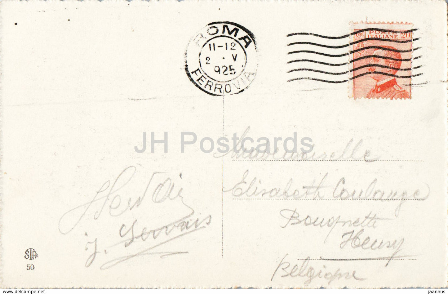 Roma - Rome - Piazza del Popolo vista dal Pincio - 50 - old postcard - 1925 - Italy - used