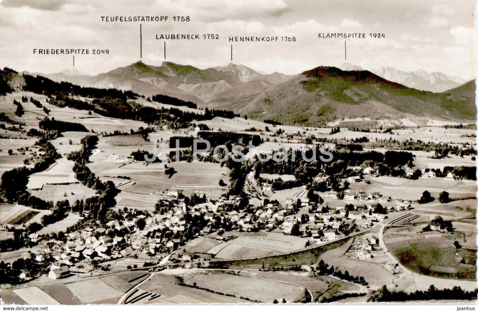 Bad Kohlgrub - Wintersportplatz - old postcard - Germany - used - JH Postcards