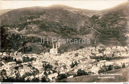 Todtnau - Bad Schwarzwald - Gesamtansicht - 8 - old postcard - Germany - used - JH Postcards