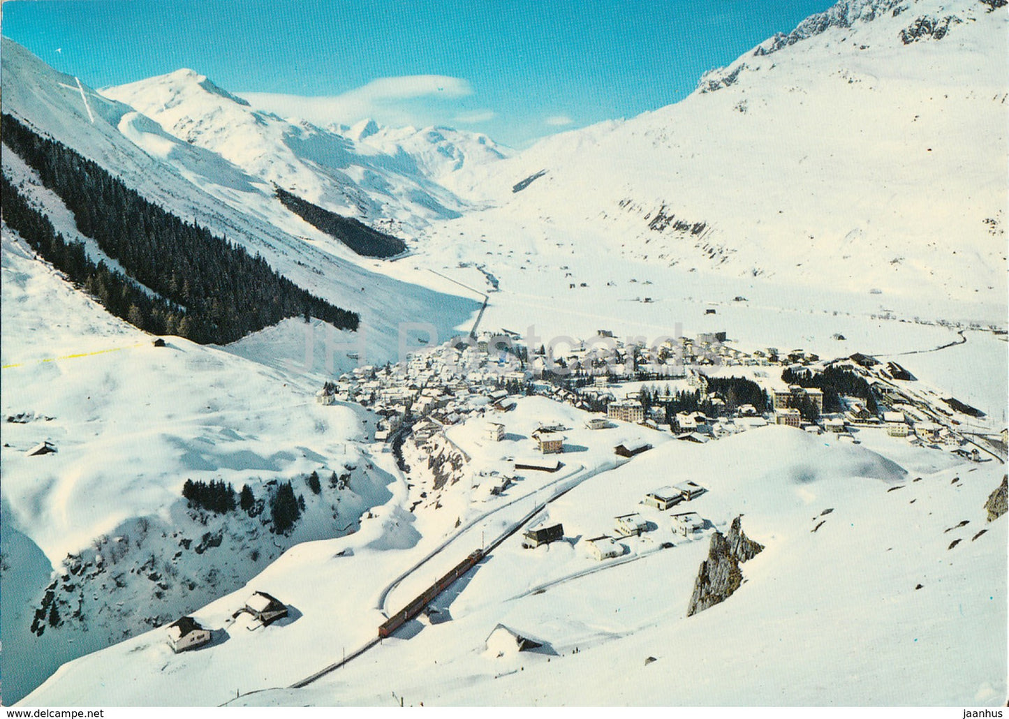 Andermatt 1444 m  gegen die Furka - 4887 - Switzerland - unused - JH Postcards