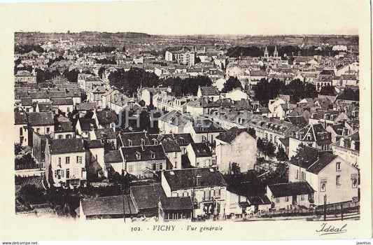 Vichy - Vue Generale - 302 - old postcard - France - unused - JH Postcards