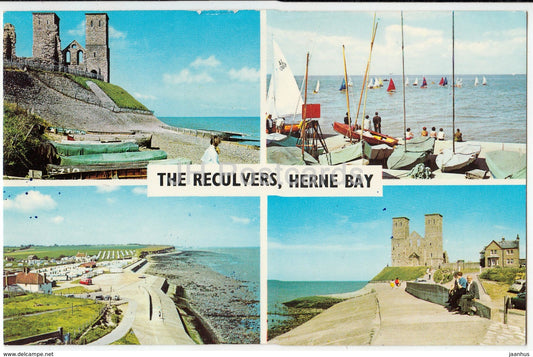 The Reculvers - Herne Bay - boat - PLC4240 - 1970 - United Kingdom - England - used - JH Postcards