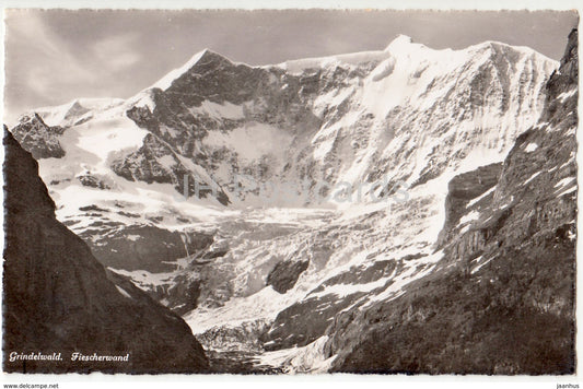 Grindelwald - Fiescherwand - 1477 - Switzerland - old postcard - unused - JH Postcards