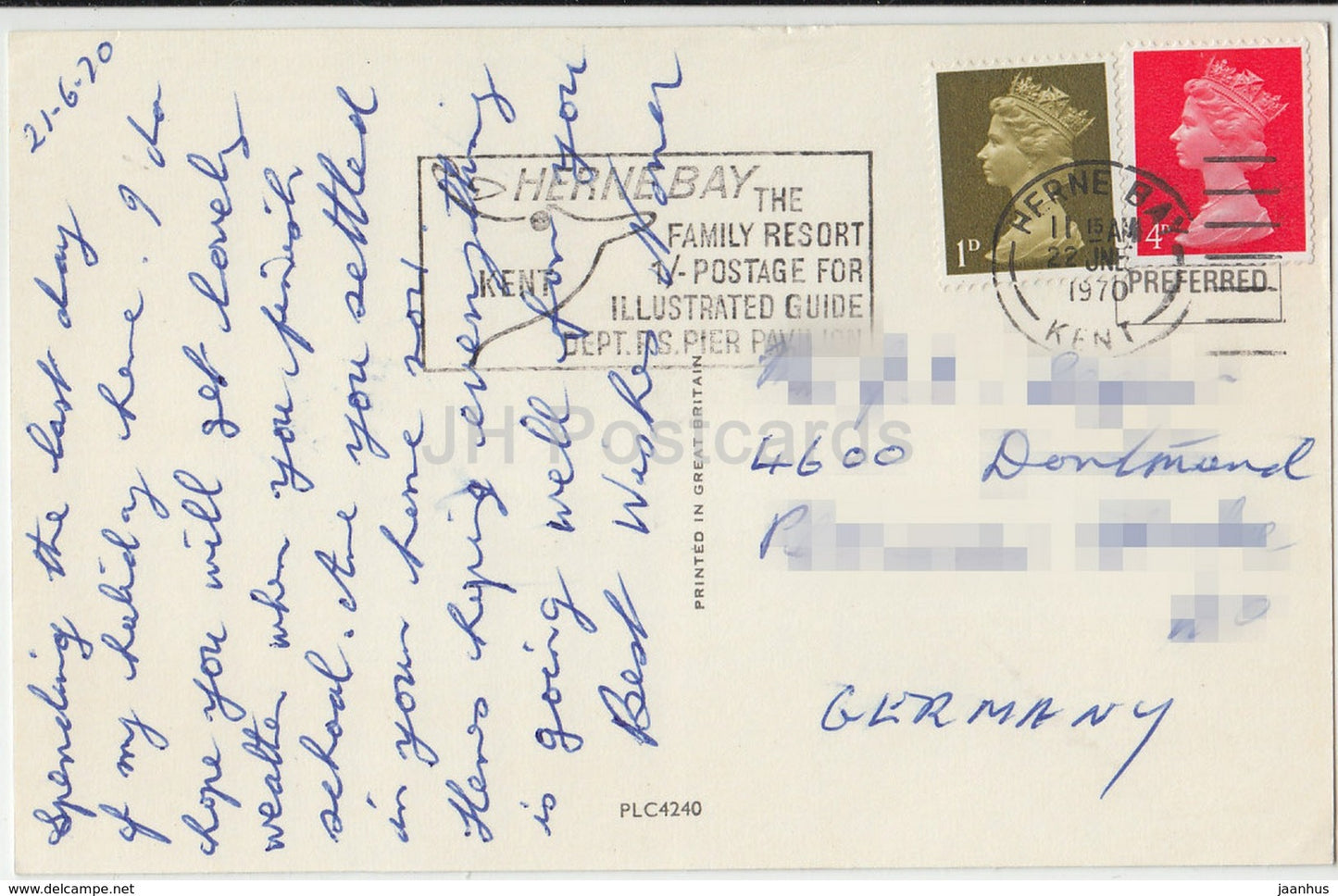 The Reculvers - Herne Bay - bateau - PLC4240 - 1970 - Royaume-Uni - Angleterre - occasion