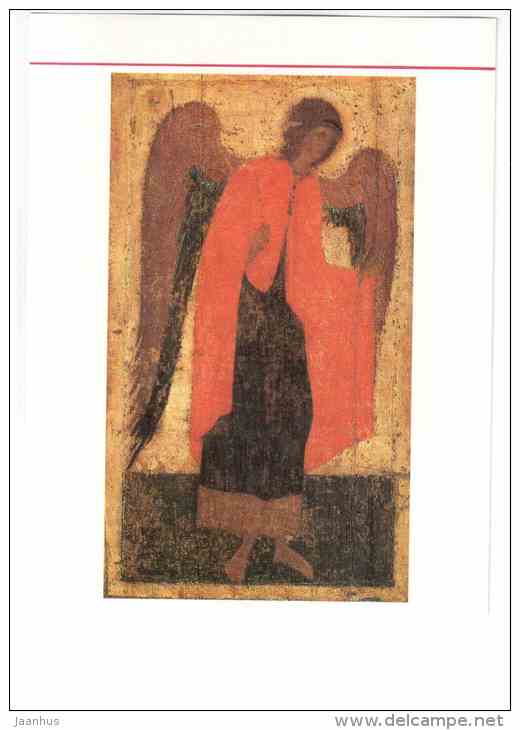 Archangel Michael - large format card - The Iconostasis of the Moscow Kremlin - 1991 - Russia USSR - unused - JH Postcards