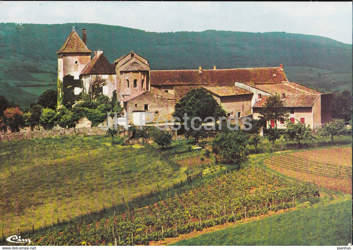 Berze la Ville - Le Chateau des Moines et la chapelle romane - castle - France - unused - JH Postcards