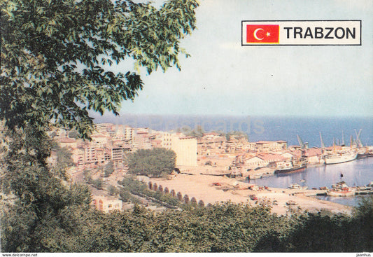 Trabzon - port - Turkey - unused - JH Postcards
