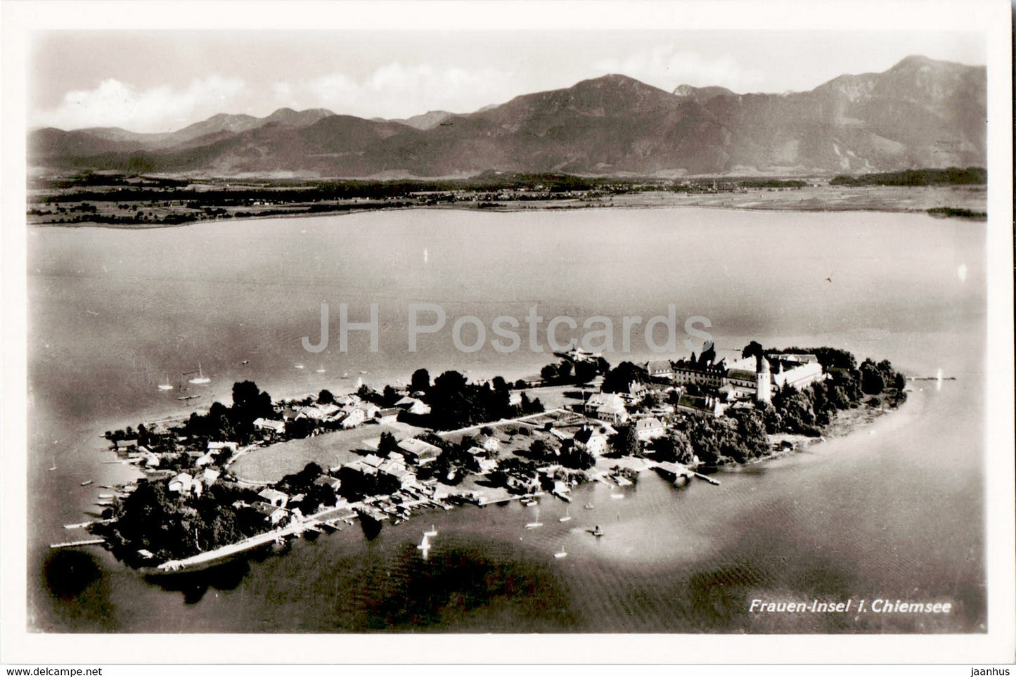 Frauen Insel i Chiemsee - old postcard - Germany - unused - JH Postcards