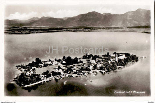 Frauen Insel i Chiemsee - old postcard - Germany - unused - JH Postcards