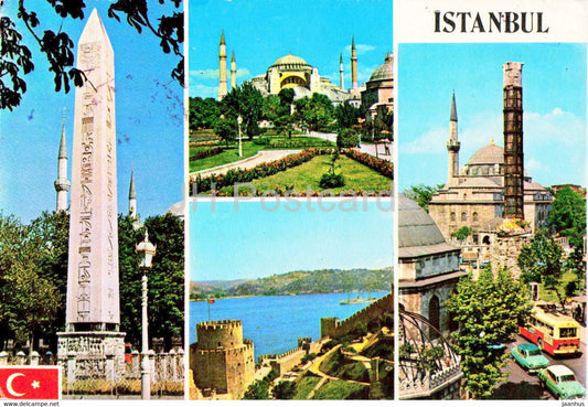Istanbul - City views - multiviews - 1979 - Turkey - used - JH Postcards
