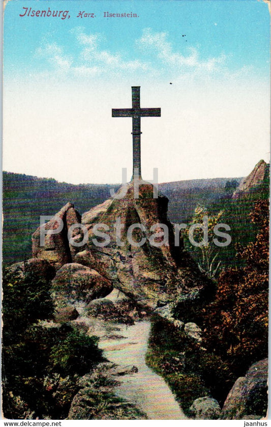 Ilsenburg - Harz - Ilsenstein - 4569 - old postcard - Germany - unused - JH Postcards