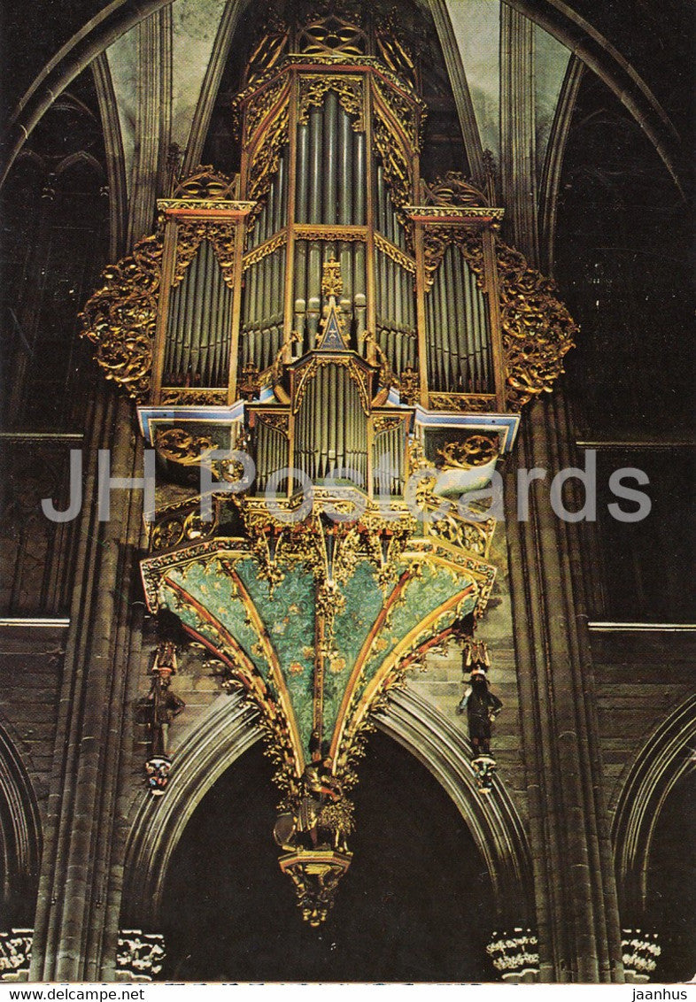 Cathedrale de Strasbourg - Les Orgues - The Organ - cathedral - France - used - JH Postcards