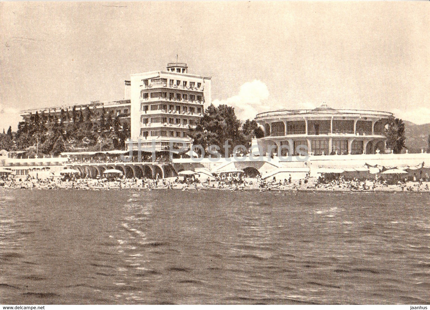 Sochi - sanatorium Lazurnyi Bereg (azure coast) - 1958 - Russia USSR - unused - JH Postcards