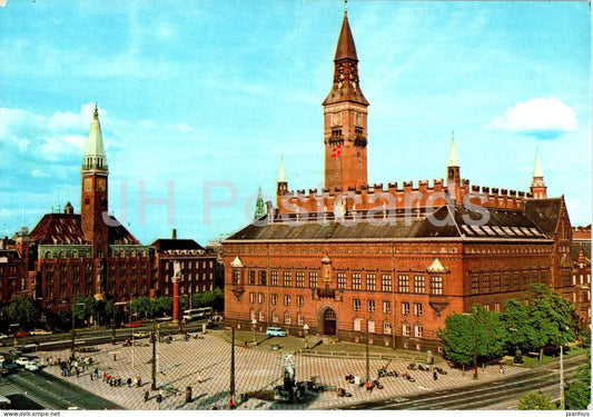 Copenhagen - Kobenhavn - The Town Hall Square - 108 - Denmark - unused - JH Postcards
