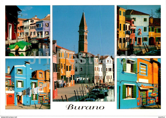 Burano - multiview - 0008 - Italy - unused - JH Postcards