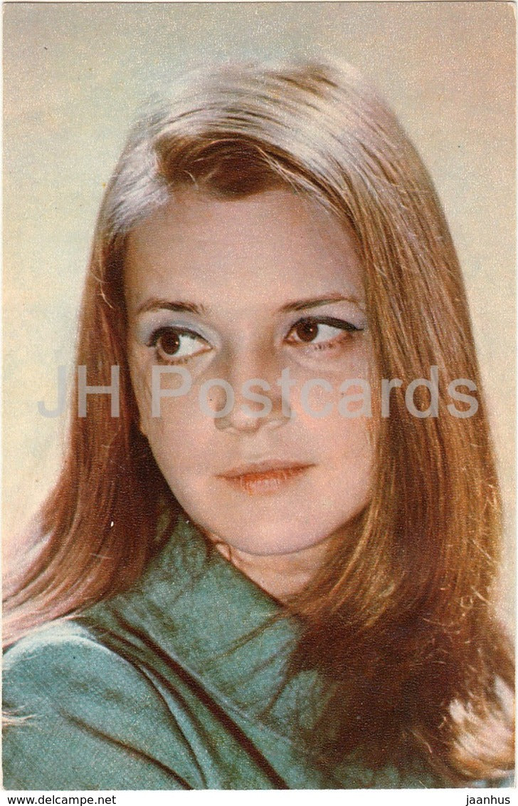 Anastasiya Voznesenskaya - movie actress - theatre - 1972 - Russia USSR - unused - JH Postcards