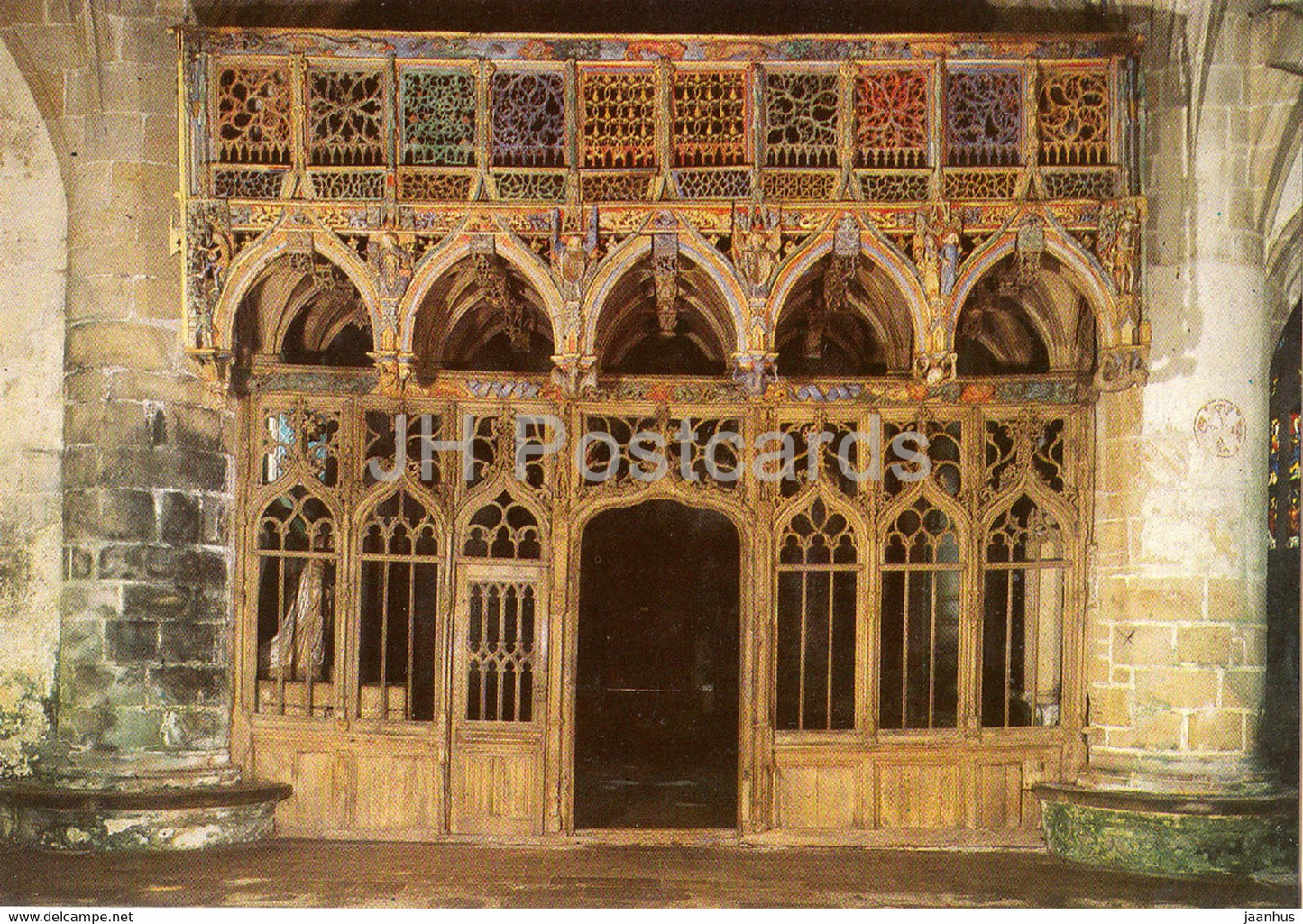 Le Faouet - Chapelle St Fiacre - Le Jube - chapel - 56320 - France - unused - JH Postcards