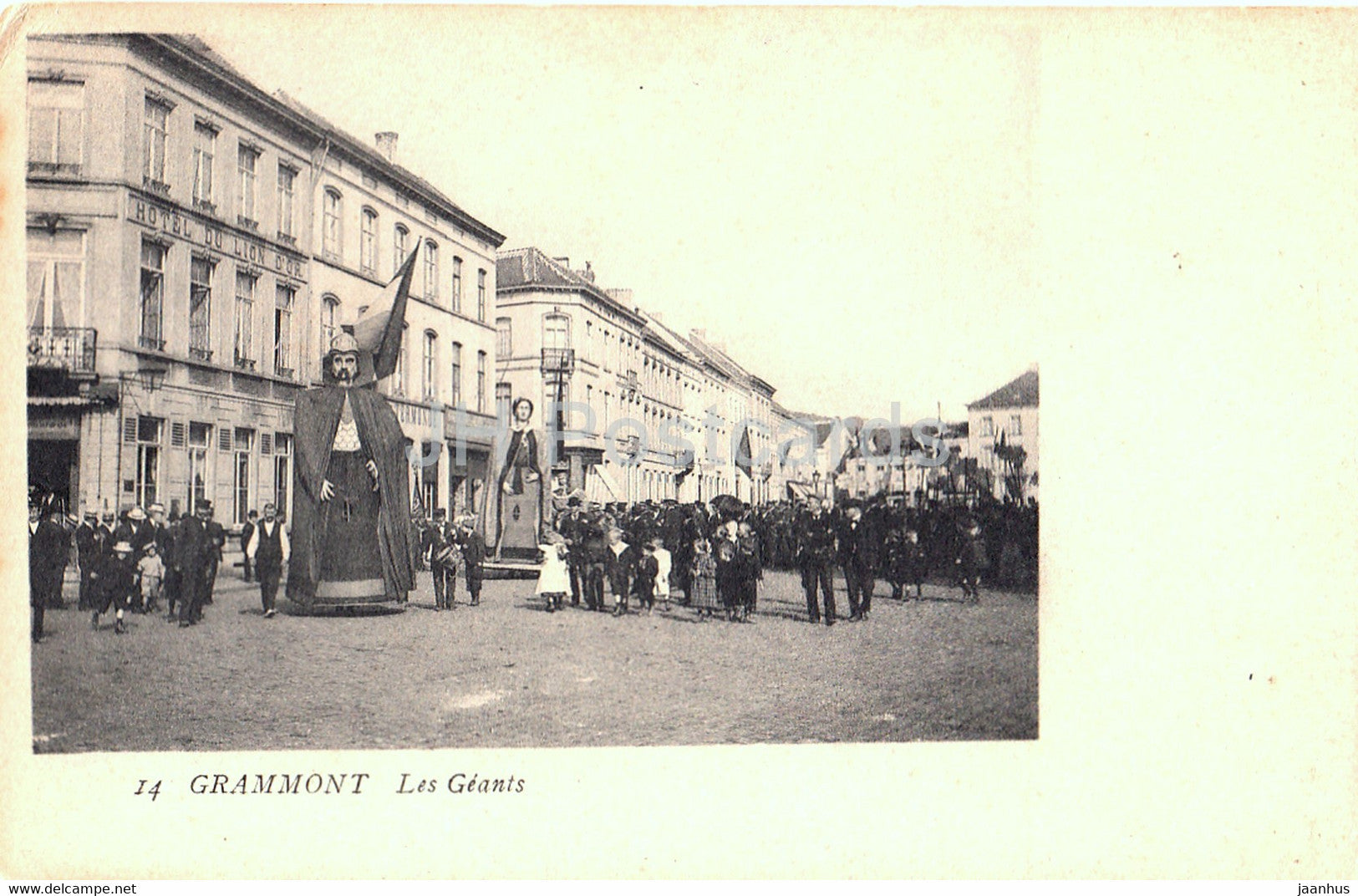 Grammont - Geraardsbergen - Les Geants - 14 - old postcard - Belgium - unused - JH Postcards