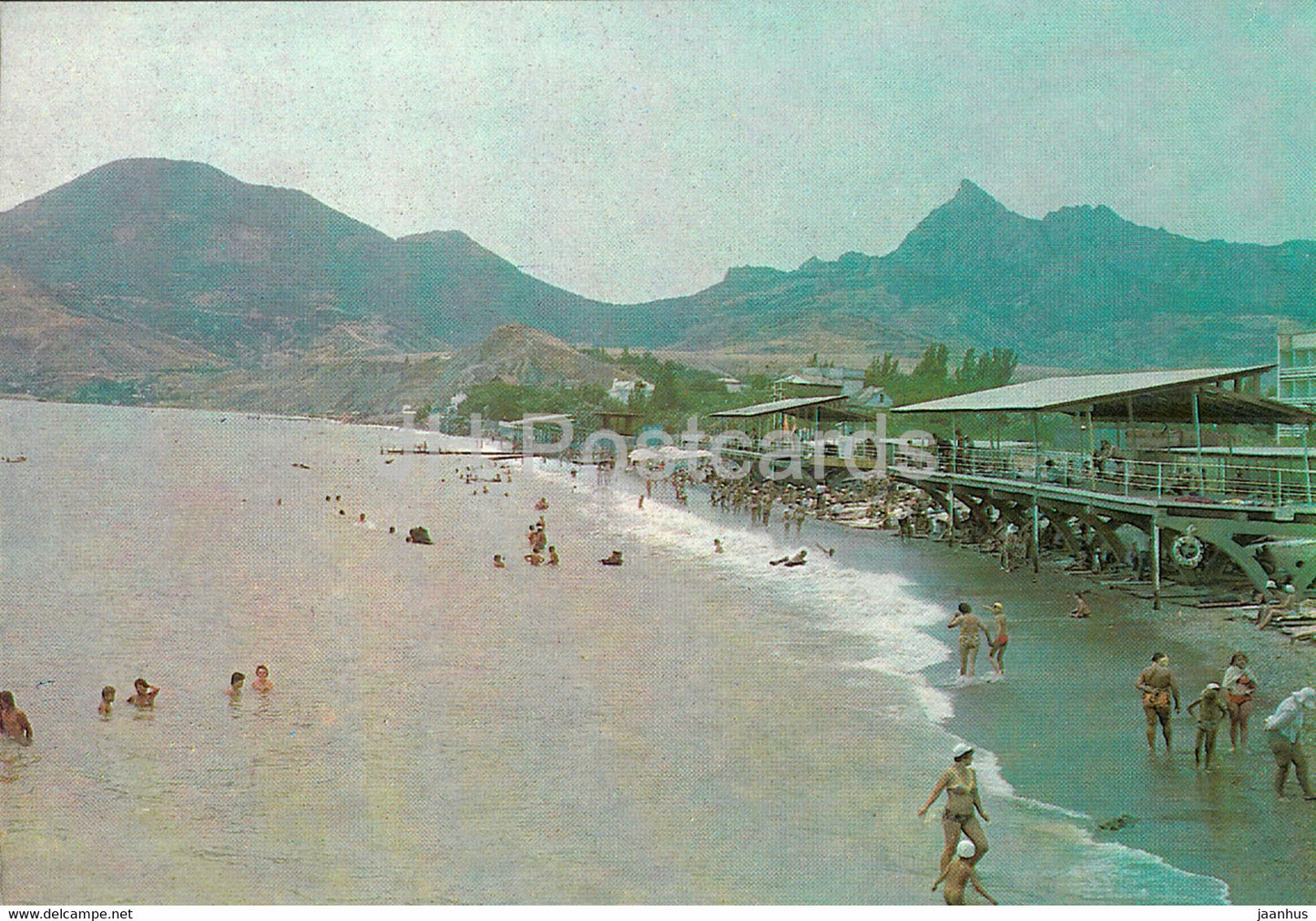 Crimea - Planerskoe beach - postal stationery - 1981 - Ukraine USSR - unused - JH Postcards
