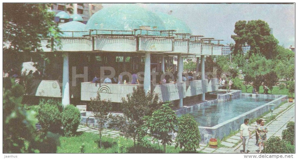 Golubye Kupola (Blue Domes) cafe - Tashkent - Toshkent - 1980 - Uzbekistan USSR - unused - JH Postcards