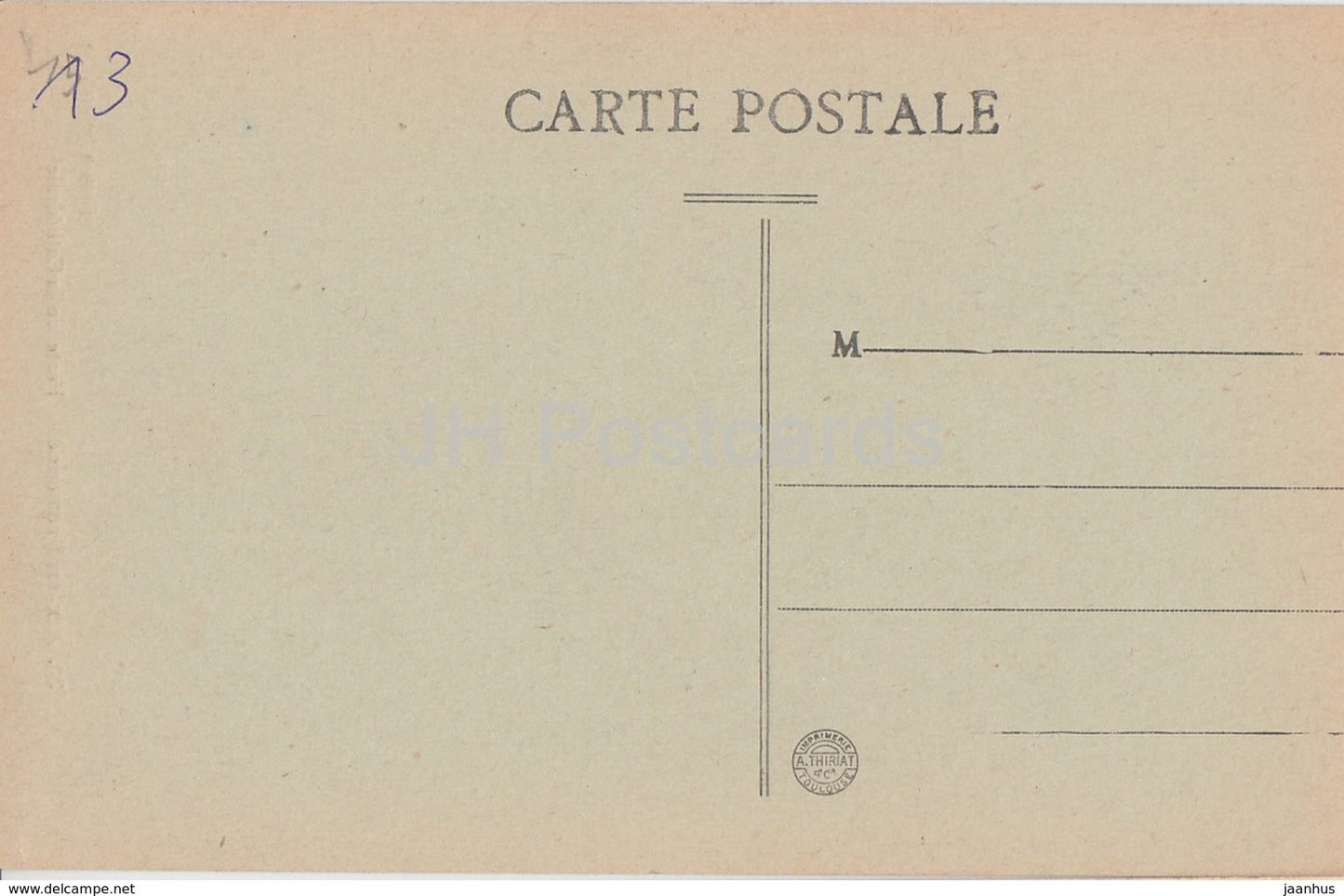 Aix en Provence - Porte de la Cathedrale - cathedrale - 30 - old postcard - France - unused