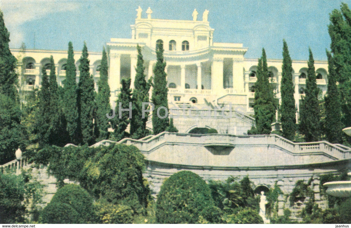 Miskhor - sanatorium Ukraina - Crimea - 1 - 1968 - Ukraine USSR - unused - JH Postcards