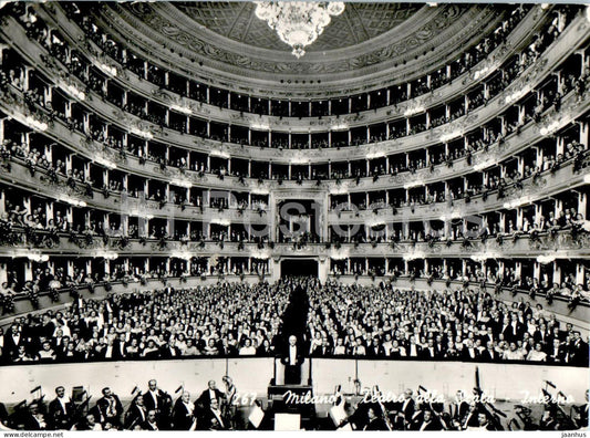 Milano - Milan - Teatro alla Scala - theatre - Interno - 267 - Italy - unused - JH Postcards