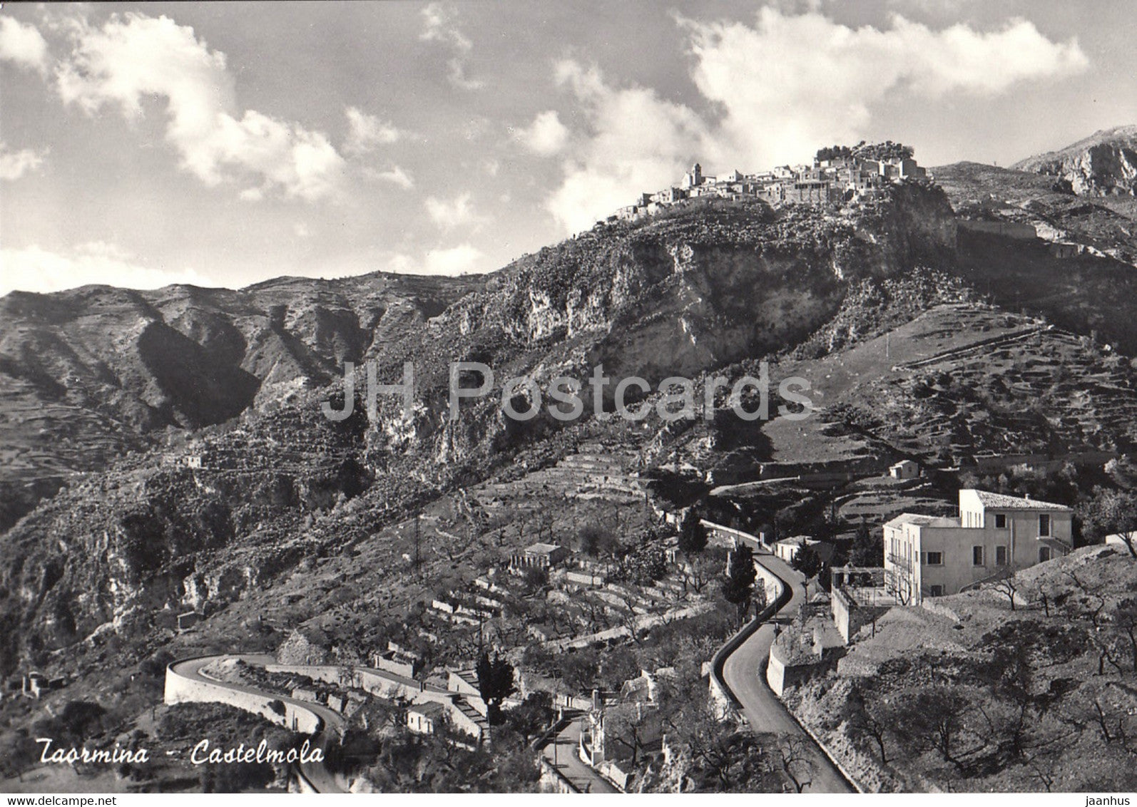Taormina - Castel Mola - Castelmola - castle - Italy - unused - JH Postcards