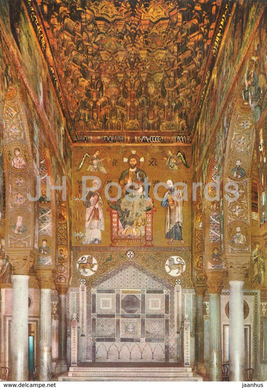 Palermo - Capella Palatina - Trono Reale - Palatine Chapel - Royal Throne - 9709 - Italy - unused - JH Postcards