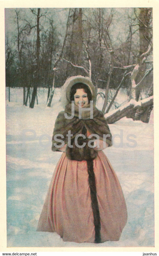 Franz Liszt - actress A. Shengelaya - Movie - Film - soviet - 1972 - Russia USSR - unused - JH Postcards