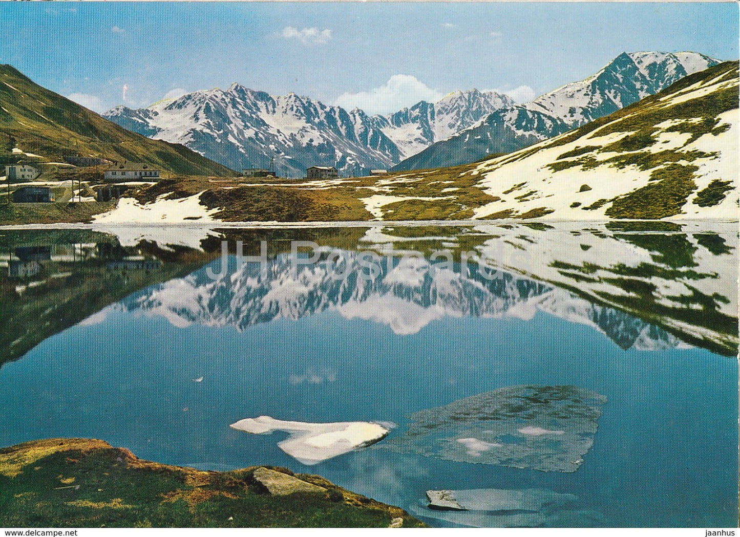 Oberalppasshohe 2044 m mit Oberalpsee - 3352 - Switzerland - unused - JH Postcards
