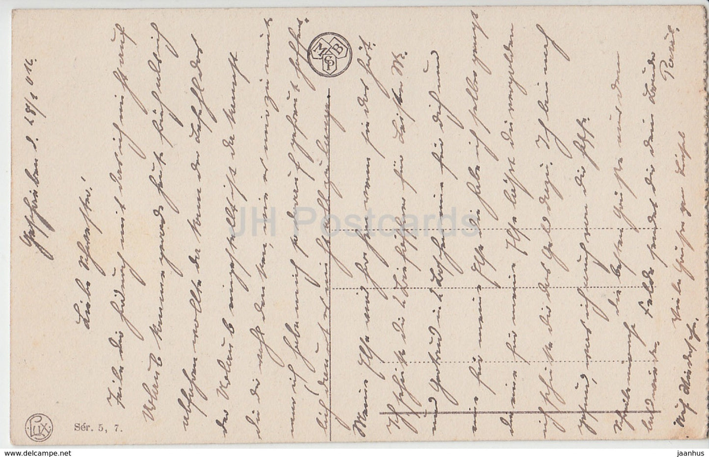 Ypres - Ieper - Cathedrale St. Martin - Cote Nord - cathedral - old postcard - Belgium - used