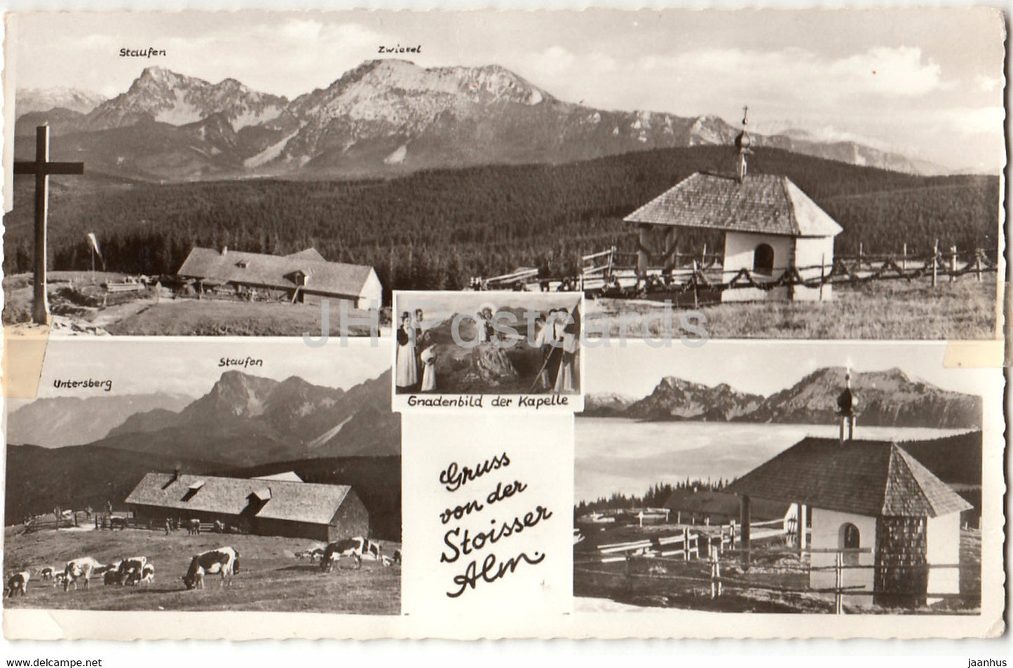 Gruss von der Stoisser Alm 1277 m - Germany - unused - JH Postcards