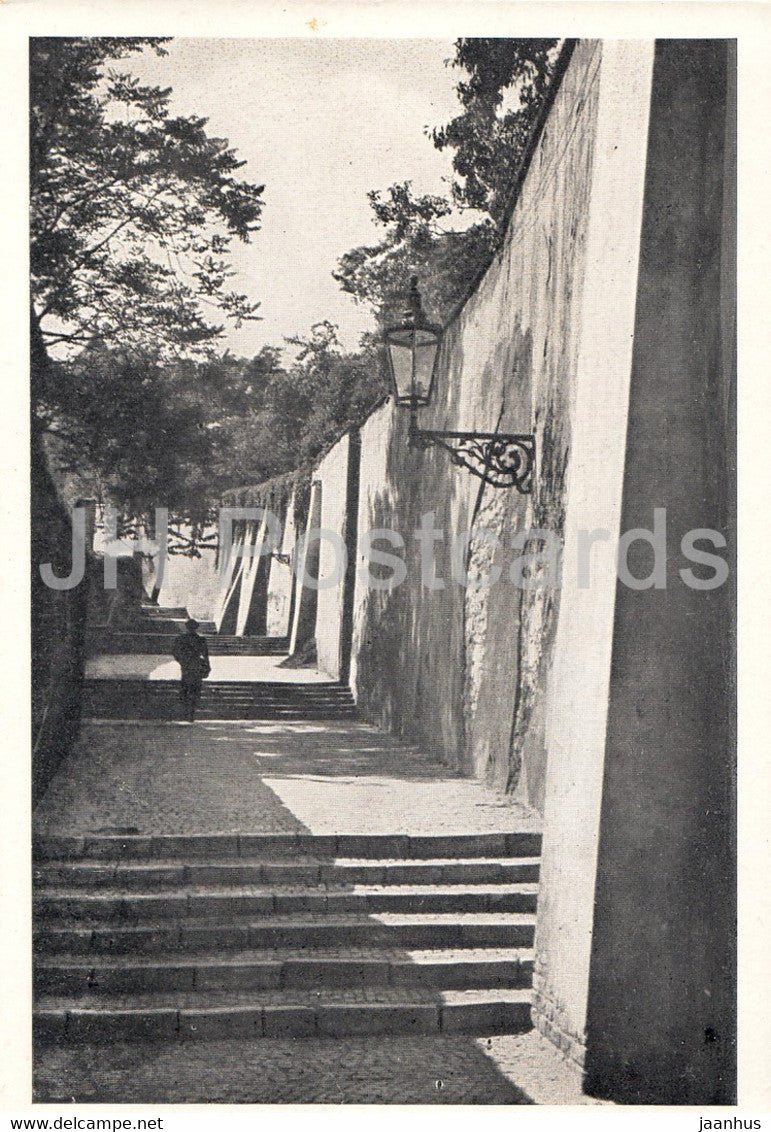 Praha - Prague - Prag - Schlosstiegen - Zamecke schody - Castle Stairs - old postcard - 454 - Czech Republic - unused - JH Postcards