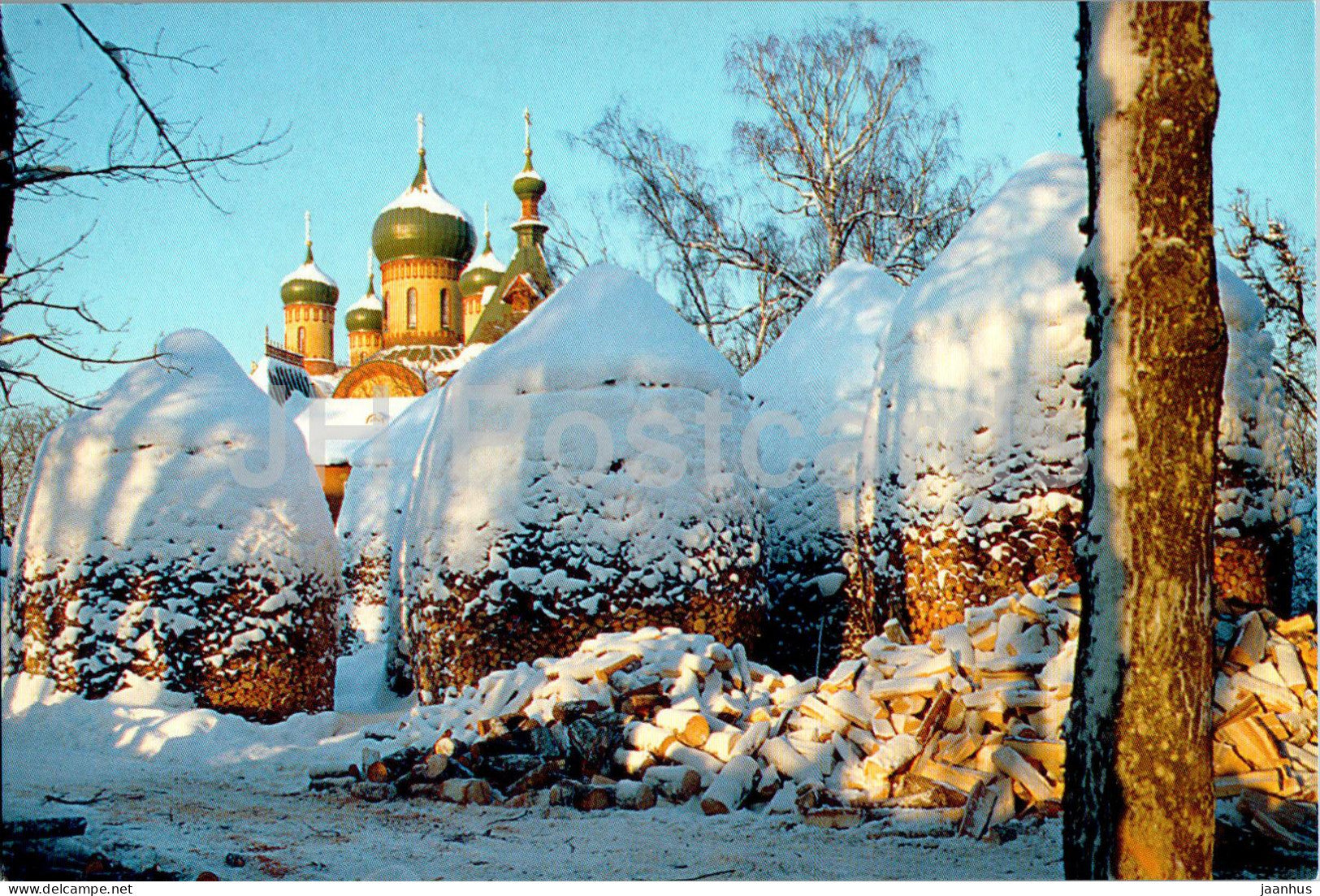 Puhtitsa Convent - The Puhtitsa Wood Stacks - Estonia - unused - JH Postcards