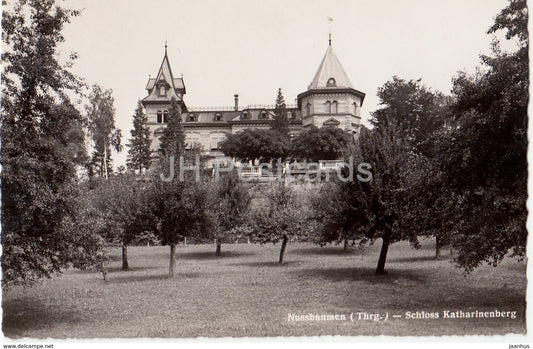 Nussbaumen - Schloss Katharinenberg - castle - 7515 - 1 - Switzerland - old postcard - unused - JH Postcards