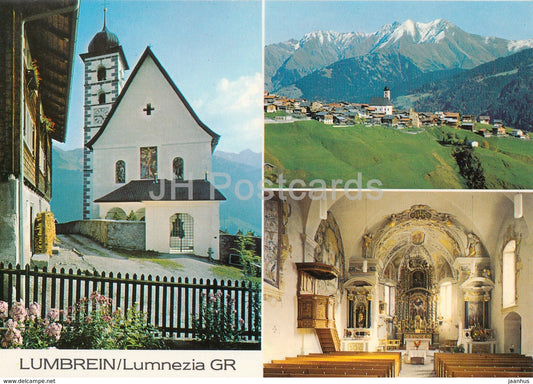 Lumbrein - Lumnezia - Signinakette - Switzerland - unused - JH Postcards