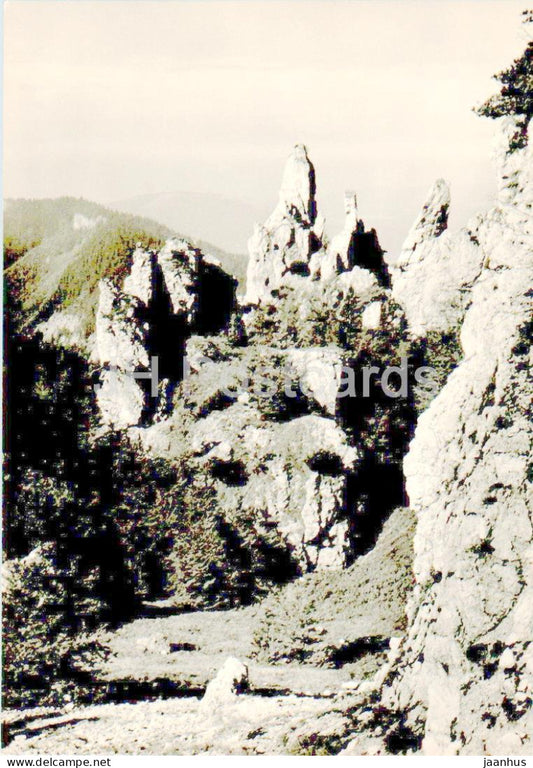 Mala Fatra - Vratna - Skalne mesto - Slovakia - Czechoslovakia - unused - JH Postcards