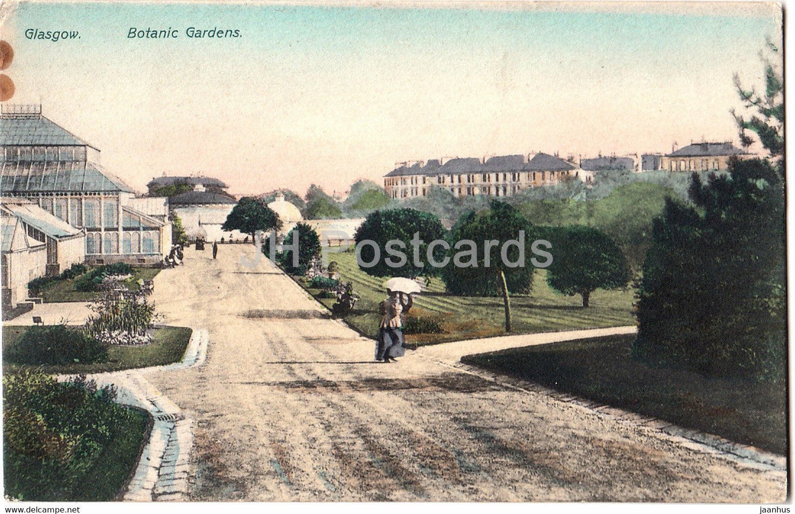Glasgow - Botanic Gardens - old postcard - Scotland - United Kingdom - unused - JH Postcards
