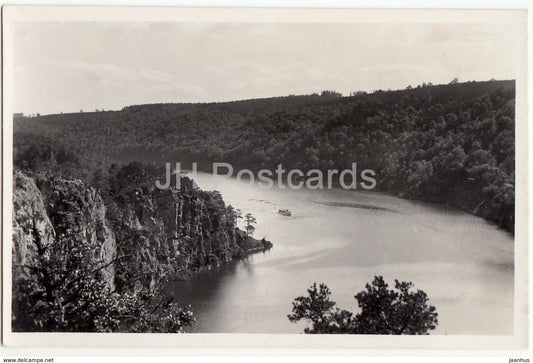 Vranov n Dyji - prehradni jezero - Vranov nad Dyji - lake - old postcard - Czech Republic - unused - JH Postcards