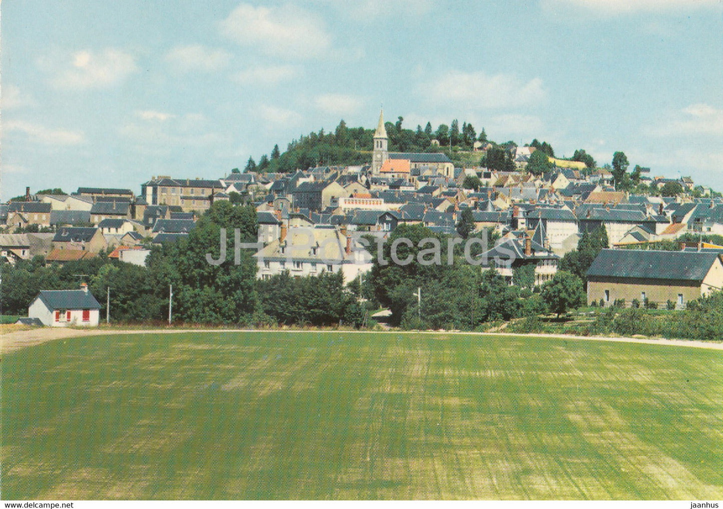 Chateau Chinon - vue generale - castle - 58 - France - unused - JH Postcards